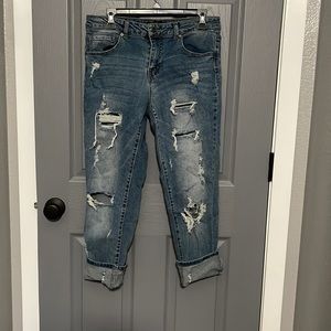 Boutique Boyfriend crop jeans